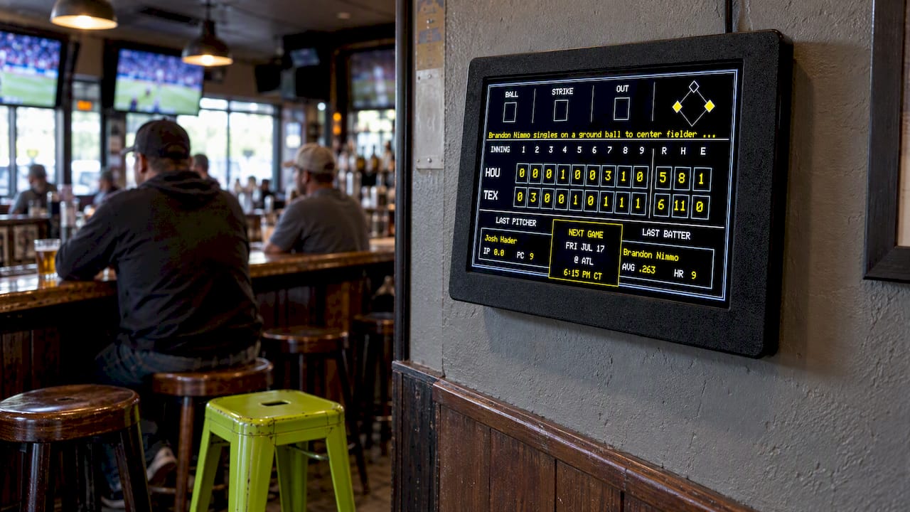 LiveWire Board in neighborhood sports bar